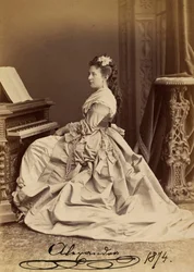 Portrait of Grand Duchess Alexandra Iosifovna of Saxe-Altenburg