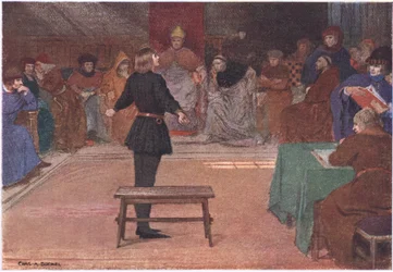 The trial (from The Story of Jeanne D