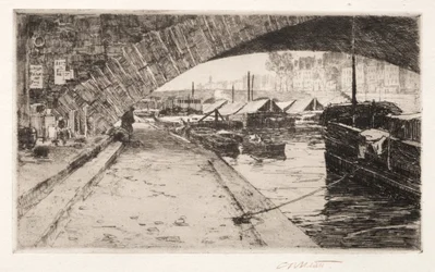 Under the Pont Marie, Paris