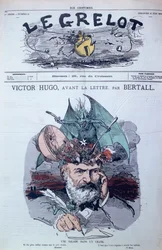 Brain Salad, Caricature of Victor Hugo from the Front Cover of 