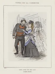 A Box in May 1871, at the Duck with Three Beaks