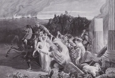 Gauls Abducted by the Huns