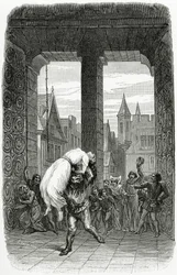 Quasimodo Saves Esmeralda from Execution
