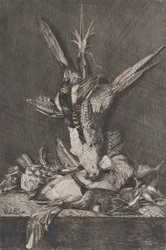 Hunting Trophy with Game Birds and Artichoke