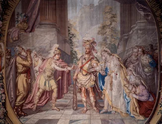 Scenography: Representation of Scene 4 of Act V of the Opera Alceste