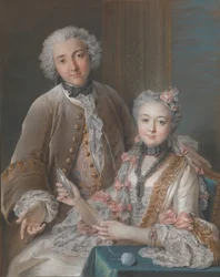 François de Jullienne and His Wife Marie Élisabeth de Séré de Rieux
