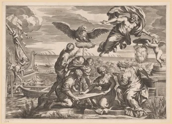 Allegory of Foreign Rule with Geografia and Jupiter