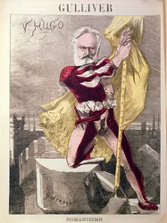 Caricature of Victor Hugo from 