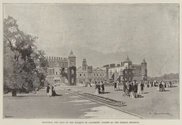 Hatfield, the Seat of the Marquis of Salisbury, Visited by the German Emperor