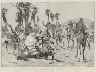 The Advance towards Dongola, taking the Wounded and Prisoners down to Wady Halfa, with the Women and Children