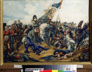 Napoleon at the Battle of Waterloo on June 18, 1815