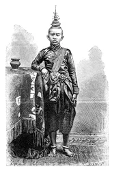 Cambojan, Eldest Son of Narodom, 1895