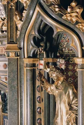Fireplace in the Robing Room (detail)