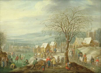 A Village Winter Landscape