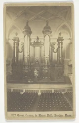 Great Organ, in Music Hall, Boston, Mass