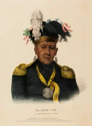 Wa-Baun-See, a Pottawatomie Chief, from History of the Indian Tribes of North America