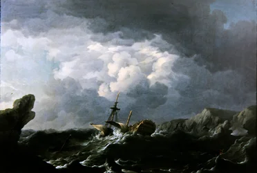 The Wreck of the HMS Lichfield off the Coast of Morocco, 29th November 1758