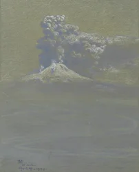 A Shower of Ashes Upon Ottaviano, April 14, 1906