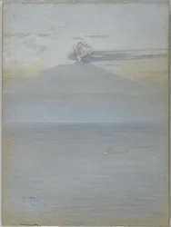 View of Vesuvius: Effect 11.25 am, 21st December 1913