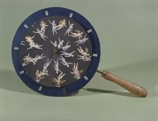 The Phenakisticope with a cherub design card