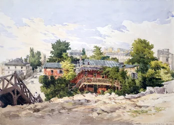La rue Marbeuf under the avenue de l