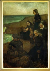In the Country of the Sea – Triptych, Right Panel: Those Who Remain