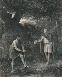 Timon and Flavius Timon of Athens, 1870