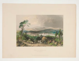 View of Meredith, New Hampshire, Illustration for Nathaniel Parker Willis