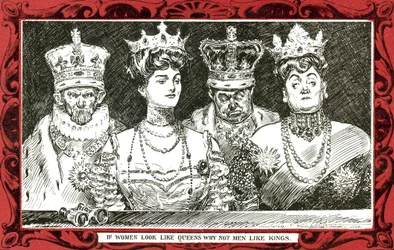 If women look like queens, why not men like kings