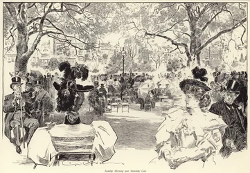 Sunday Morning, Near Stanhope Gate, Hyde Park