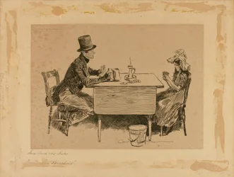 Tom Pinch and His Sister, from "Martin Chuzzlewit"