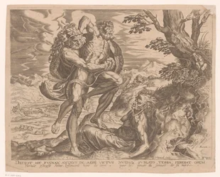 Hercules Wrestling with Antaeus