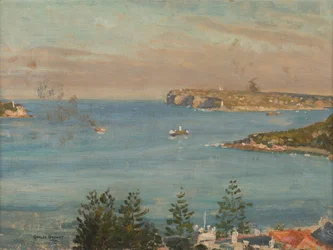 Looking Towards Sydney Heads from the North of the City