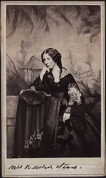 Portrait of Harriet Beecher Stowe, 1811-1896, ca. 1860