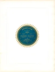 Circular Table of Contents with Ornamental Border