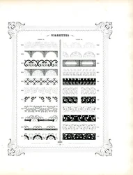 Fine Decorative Borders and Ornamental Strips