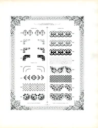 Ornamental Vignettes and Corner Pieces
