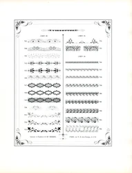 Versatile Decorative Borders for Book Printing