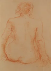 Seated Nude from the Back