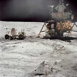 Apollo 16 Lunar Module Orion on the Lunar Surface, April 21, 1972