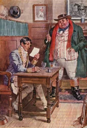 Illustration for The Pickwick Papers by Charles Dickens