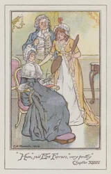 Illustration for Sense and Sensibility by Jane Austen
