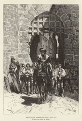 The Six Burghers of Calais Leaving the Town