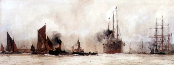 On the Thames, Gravesend