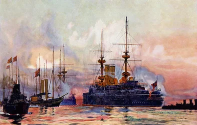 The Prince George at Spithead: The Naval Requiem of Queen Victoria