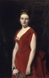 Portrait of Countess Anna Alexandrovna Obolenskaya 1861-1917, 1887