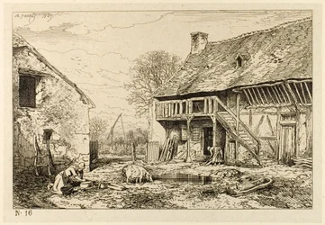 Courtyard of a Peasant Dwelling