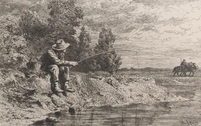 Fishing for Roach, 1865
