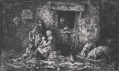Gate to the Farm, ca. 1850