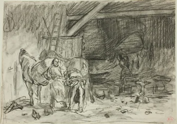 Interior of a Blacksmith